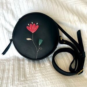 Like New Limited Edition Portland Leather Circle Crossbody Blossom Small